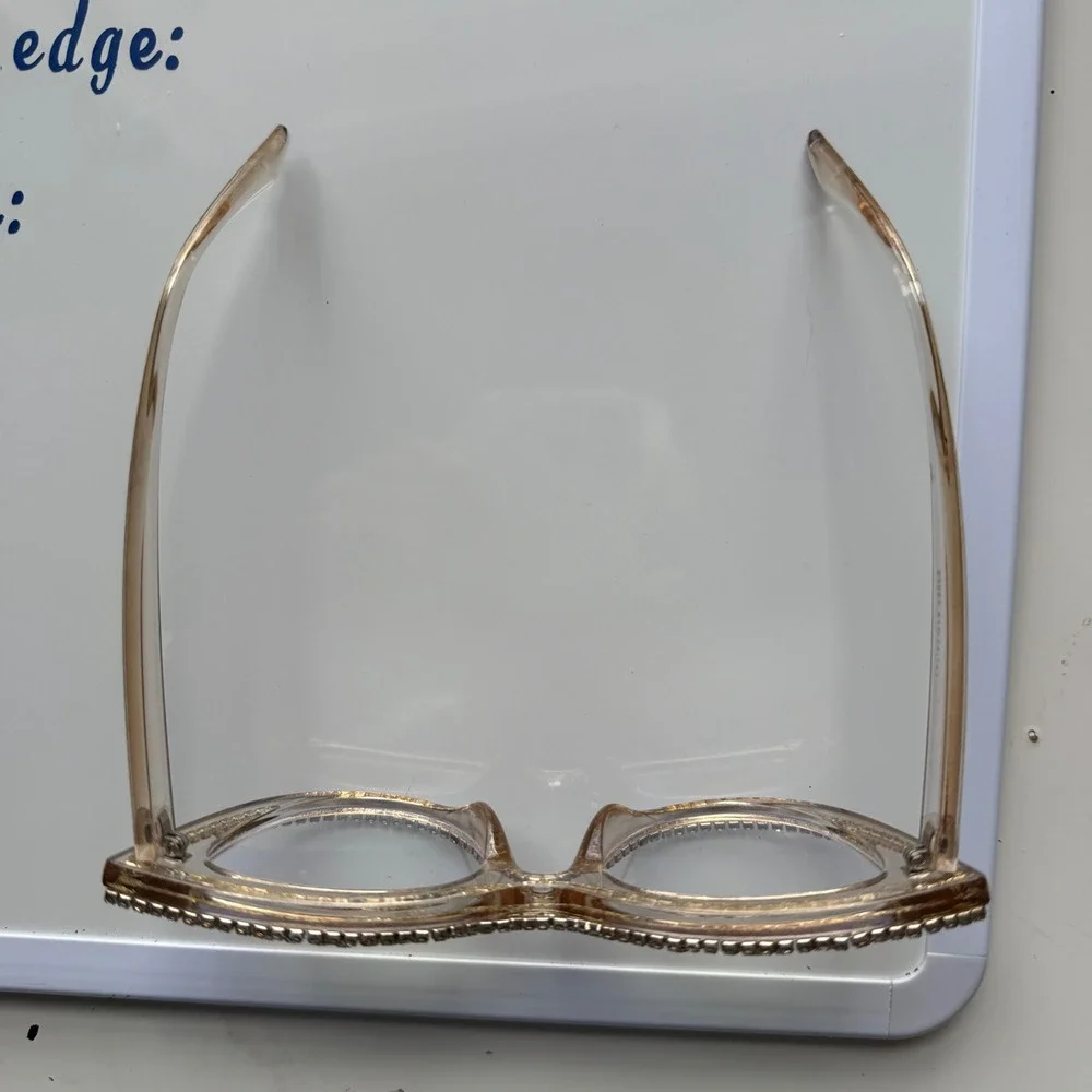 Glamorous Cat Eye Rhinestone Glasses Clear Lens Fashion Statement Eyewear‎ Z3293